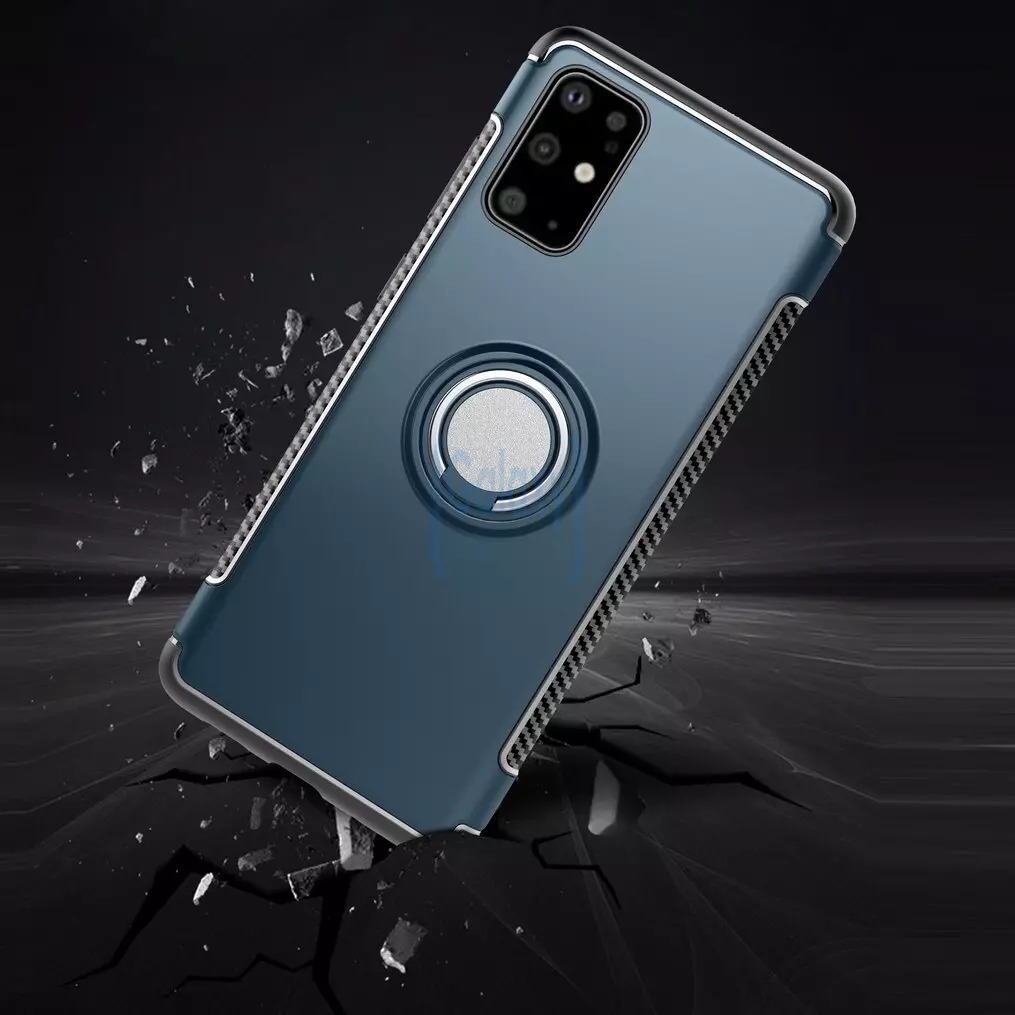 Чехол бампер Anomaly Magnetic Ring Standings Case для Samsung Galaxy S20 Black (Чёрный)