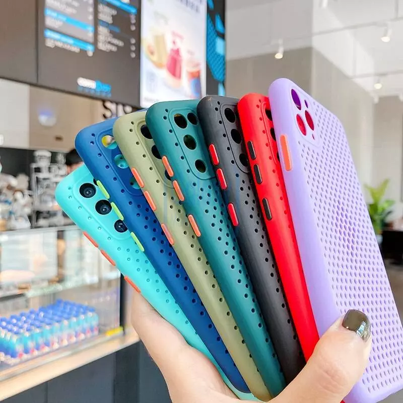 Чехол бампер для Samsung Galaxy A41 Anomaly Air Silicone Dark Green (Темно Зеленый)