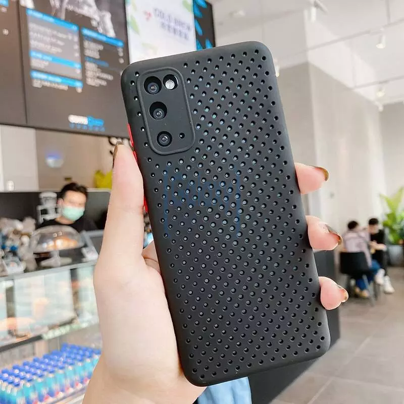 Чехол бампер для Samsung Galaxy A31 Anomaly Air Silicone Black (Черный)