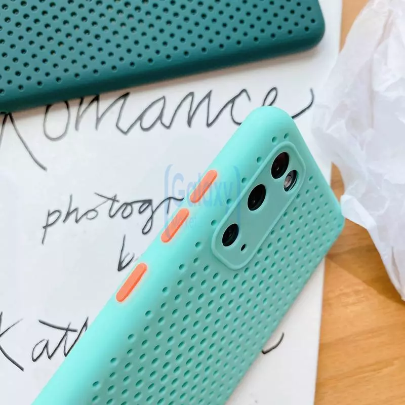 Чехол бампер для Samsung Galaxy A41 Anomaly Air Silicone Dark Green (Темно Зеленый)