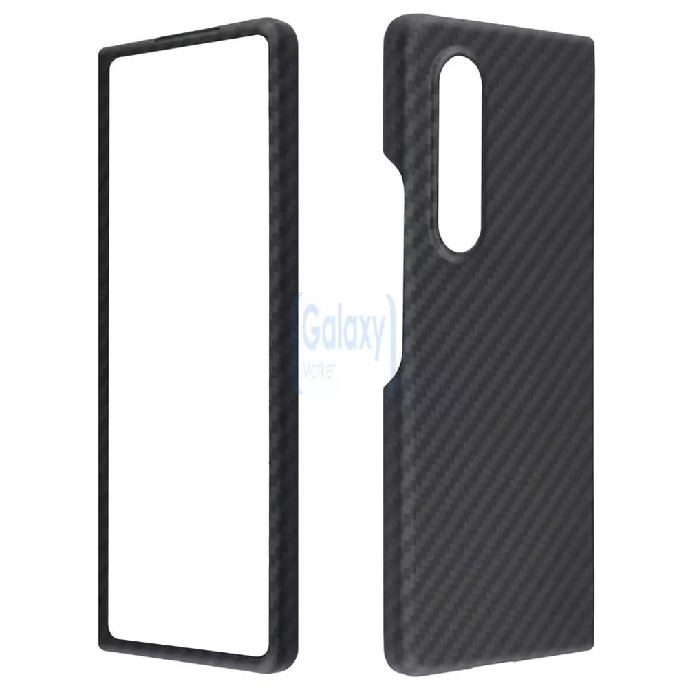 Чехол бампер для Samsung Galaxy Z Fold3 Anomaly Carbon Plaid Black (Черный)