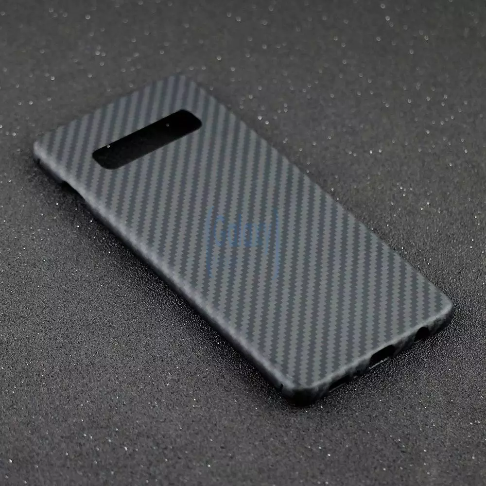 Чехол бампер Anomaly Carbon Plaid для Samsung Galaxy S10 Plus Black (Черный)