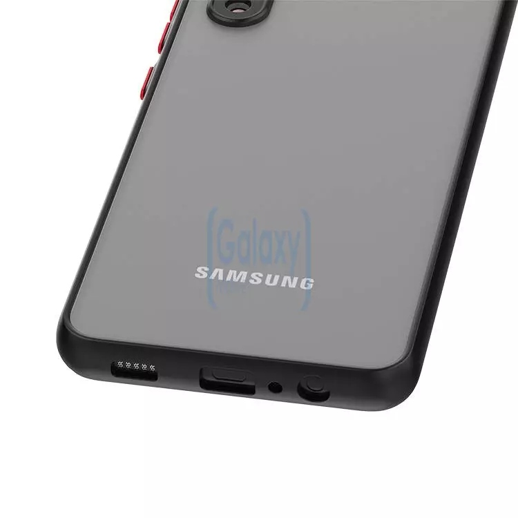 Чехол бампер для Samsung Galaxy A02 Anomaly Fresh Line Red (Красный)