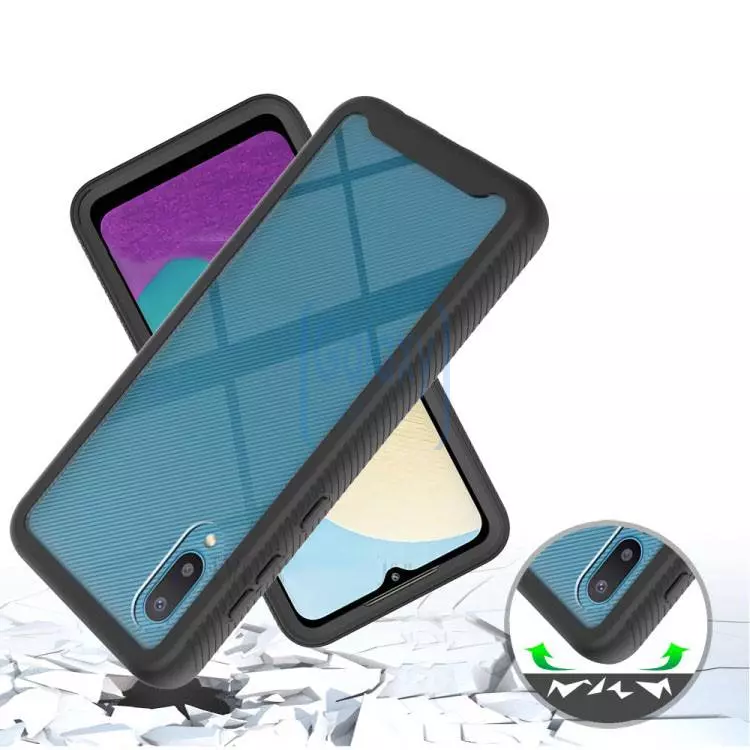 Чехол бампер для Samsung Galaxy A02 Anomaly Hybrid 360 Black (Черный)