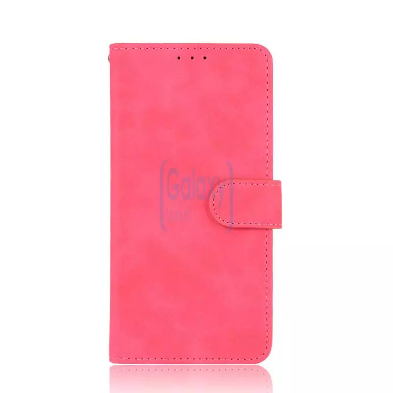 Чехол книжка для Samsung Galaxy S21 Anomaly Leather Book Red-Pink (Красно-Розовый)