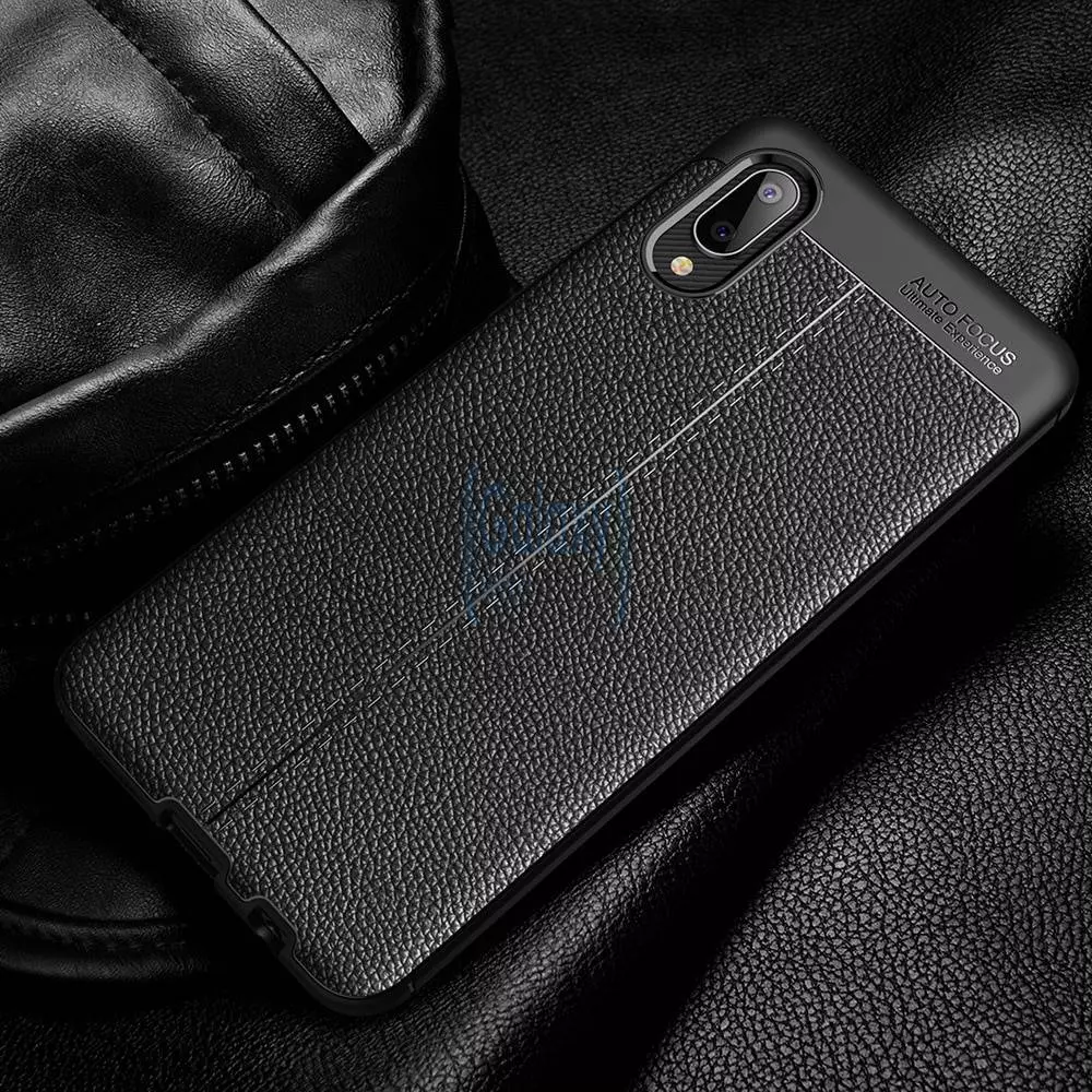 Чехол бампер для Samsung Galaxy A02 Anomaly Leather Fit Blue (Синий)