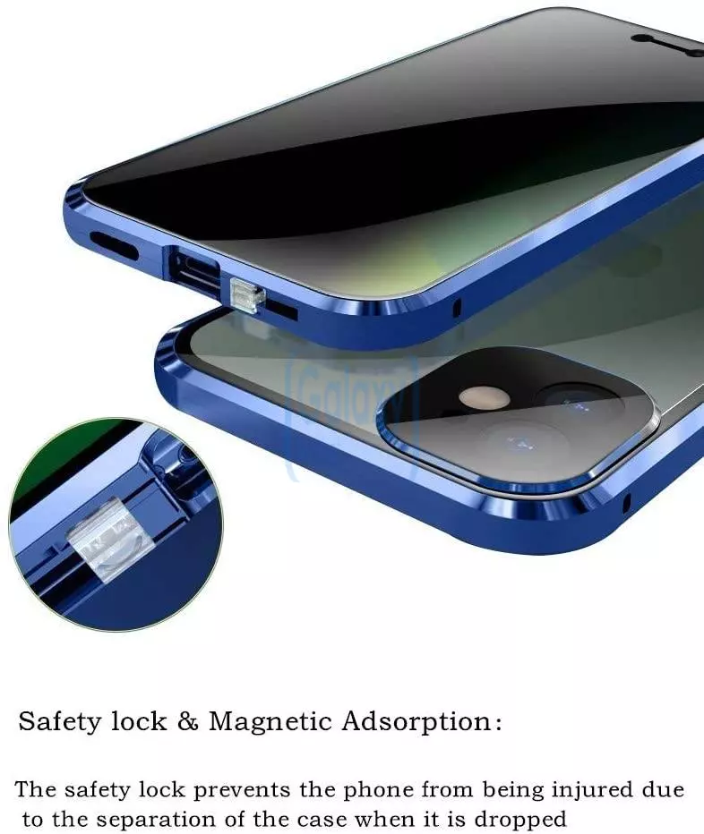 Чехол бампер для Samsung Galaxy S21 FE Anomaly Magnetic 360 With Glass Silver (Серебристый)