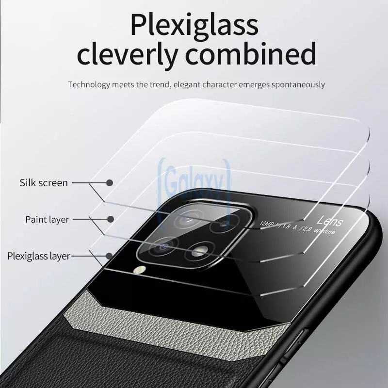 Чехол бампер для Samsung Galaxy A22 Anomaly Plexiglass Brown (Коричневый)