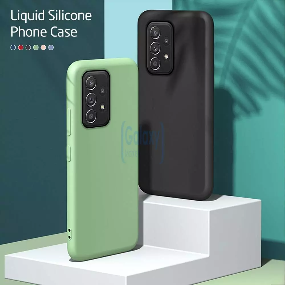 Чехол бампер для Samsung Galaxy A52 Anomaly Silicone Dark Green (Темно Зеленый)