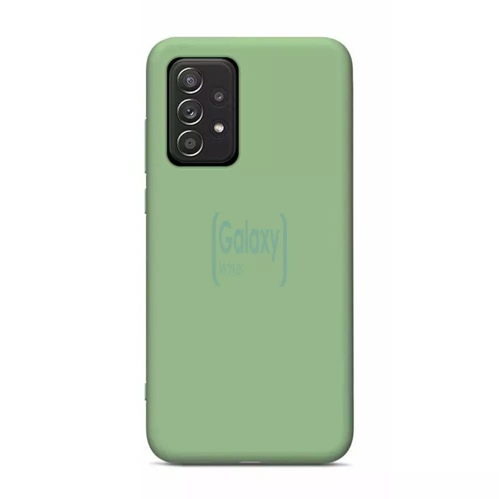 Чехол бампер для Samsung Galaxy A32 Anomaly Silicone Light Green (Светло Зеленый)