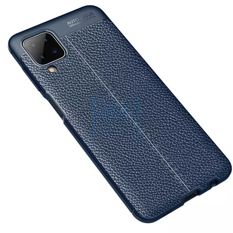 Чехол бампер для Samsung Galaxy M62 Anomaly Leather Fit Blue (Синий)