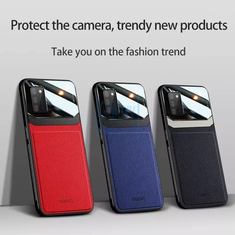 Чехол бампер для Samsung Galaxy A03s Anomaly Plexiglass Red (Красный)