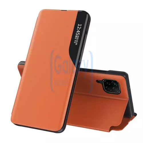 Чехол книжка для Samsung Galaxy M22 Anomaly Smart View Flip Orange (Оранжевый) Чехол книжка для Samsung Galaxy M22 Anomaly Smart View Flip Orange (Оранжевый)