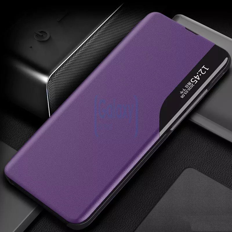 Чехол книжка для Samsung Galaxy M62 Anomaly Smart View Flip Purple (Фиолетовый)