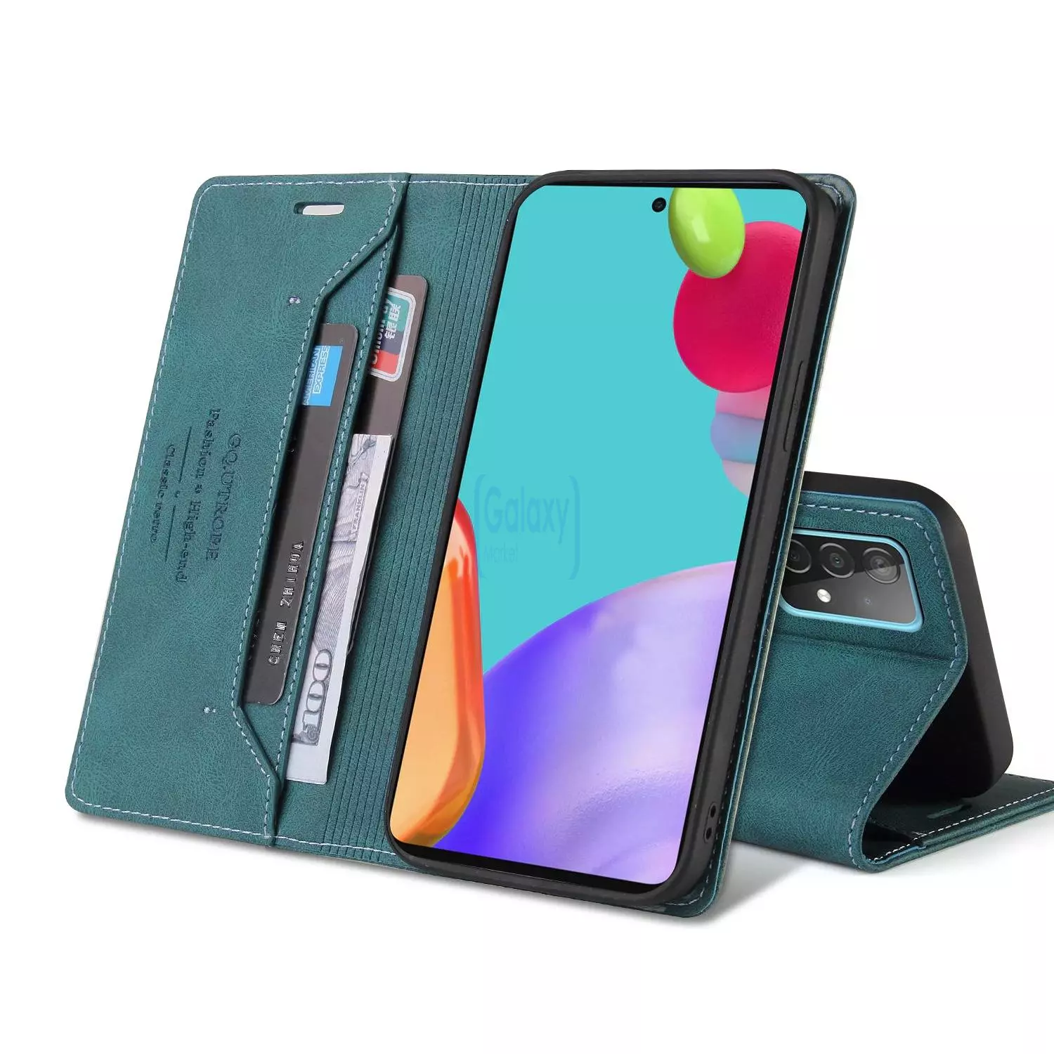 Чехол книжка для Samsung Galaxy M62 Anomaly Wallet Case Green (Зеленый)