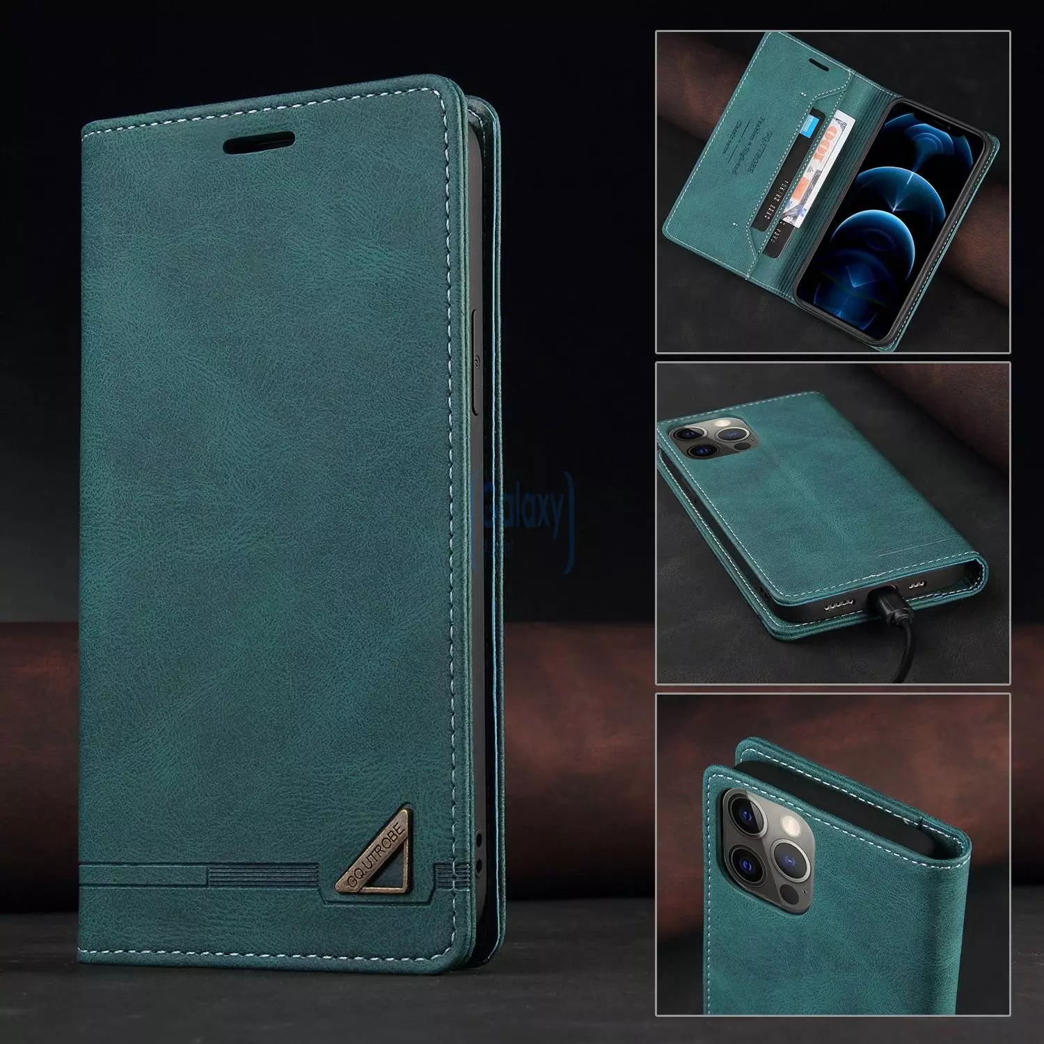 Чехол книжка для Samsung Galaxy M12 Anomaly Wallet Case Green (Зеленый)