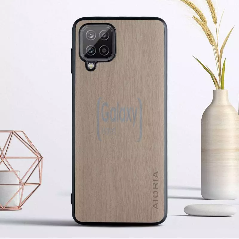 Чехол бампер для Samsung Galaxy M62 Anomaly Wooden Style Light Brown (Светло Коричневый)