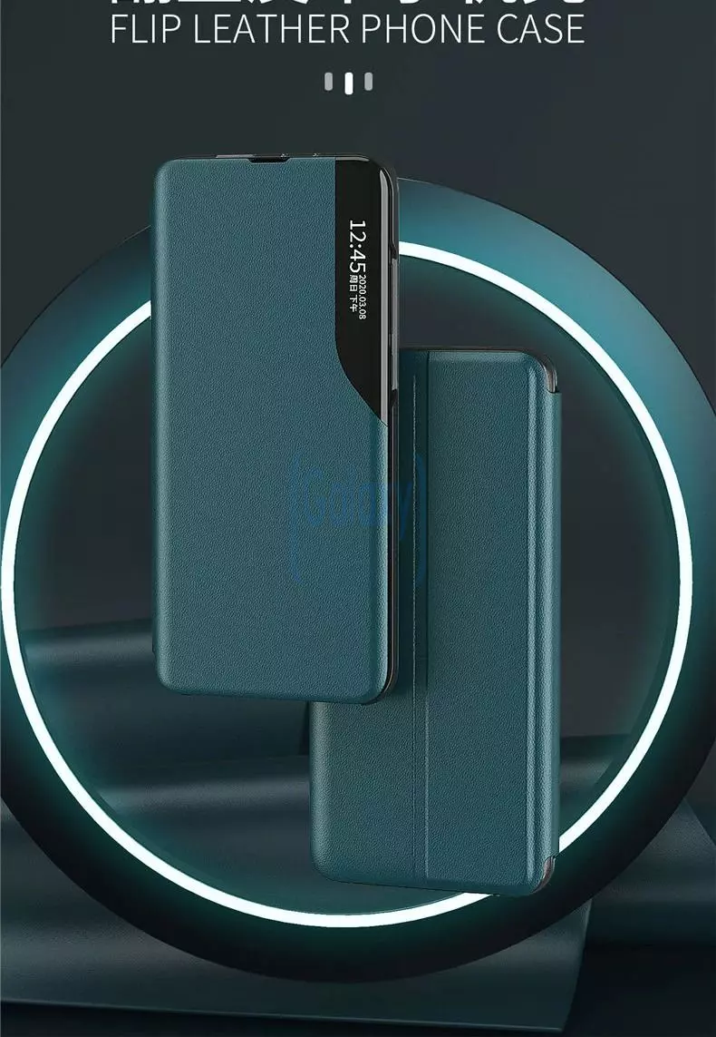 Чехол книжка для Samsung Galaxy M13 Anomaly Smart View Flip Orange (Оранжевый)