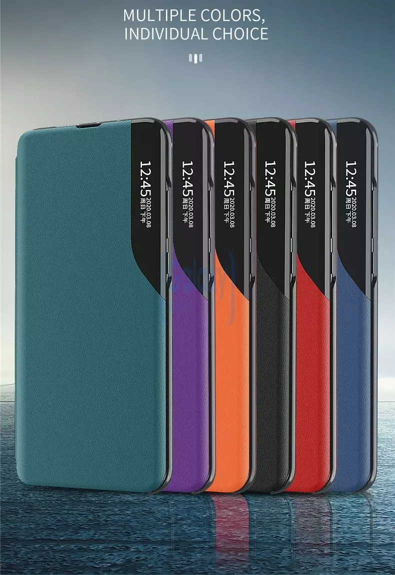 Чехол книжка для Samsung Galaxy M13 Anomaly Smart View Flip Orange (Оранжевый)