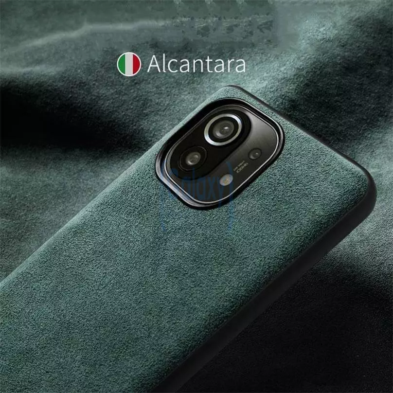 Чехол бампер для Samsung Galaxy M22 Anomaly Alcantara Black (Черный)
