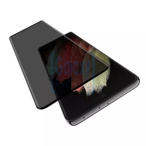 Защитное стекло для Samsung Galaxy S21 Anomaly Anti-Spy Tempered Glass Black (Черный)