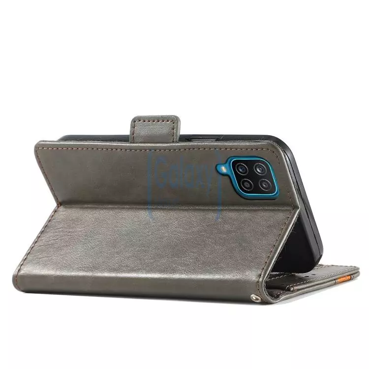 Чохол книжка для Samsung Galaxy M12 Anomaly Business Wallet Brown (Коричневий)