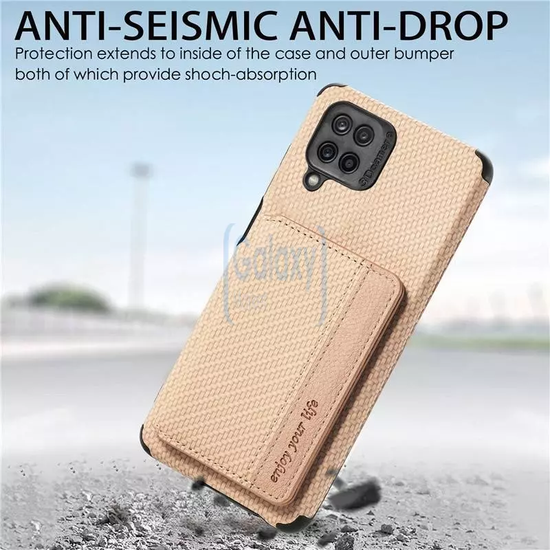 Чехол бампер для Samsung Galaxy M62 Anomaly Card Holder Green (Зеленый)