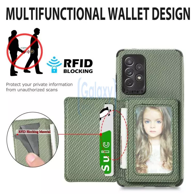 Чохол бампер для Samsung Galaxy A72 Anomaly Card Holder Black (Чорний) Чохол бампер для Samsung Galaxy A72 Anomaly Card Holder Black (Чорний)