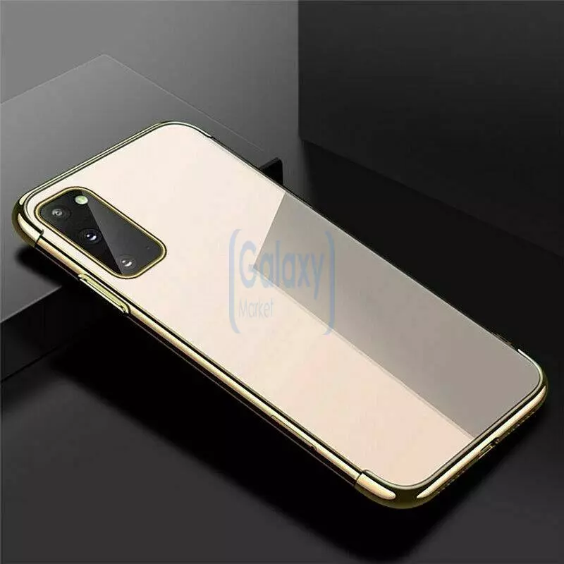 Чехол бампер для Samsung Galaxy S20 FE Anomaly Color Plating Gold (Золотой)