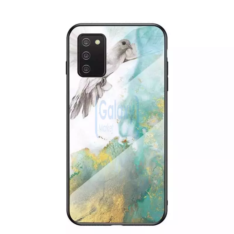 Чехол бампер для Samsung Galaxy A02s/A03s Anomaly Cosmo Flying pigeon (Летящий голубь)