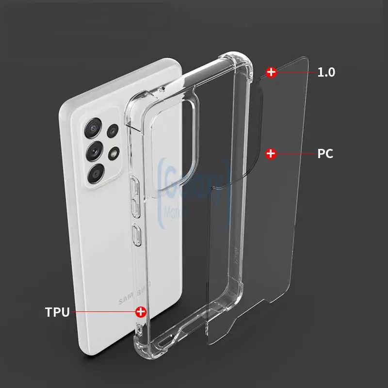 Чехол бампер для Samsung Galaxy A53 5G Anomaly Crystal Hybrid Transparent (Прозрачный)