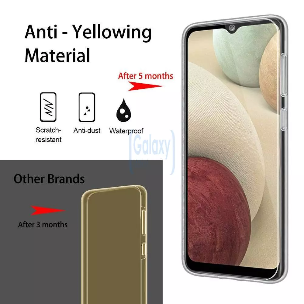 Чехол бампер для Samsung Galaxy M12 Anomaly Silicone 360 Transparent (Прозрачный)