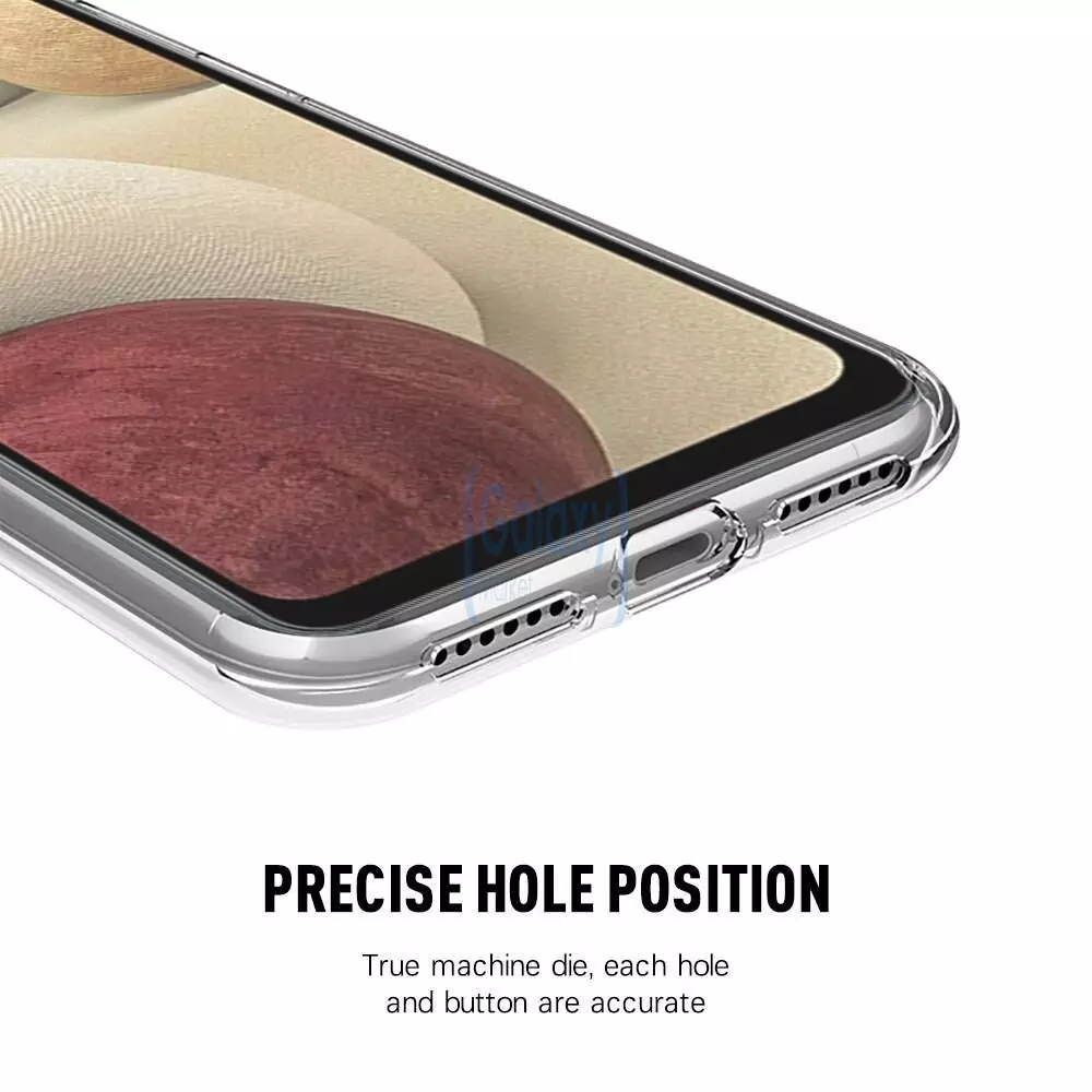 Чехол бампер для Samsung Galaxy A12 Anomaly Silicone 360 Transparent (Прозрачный)