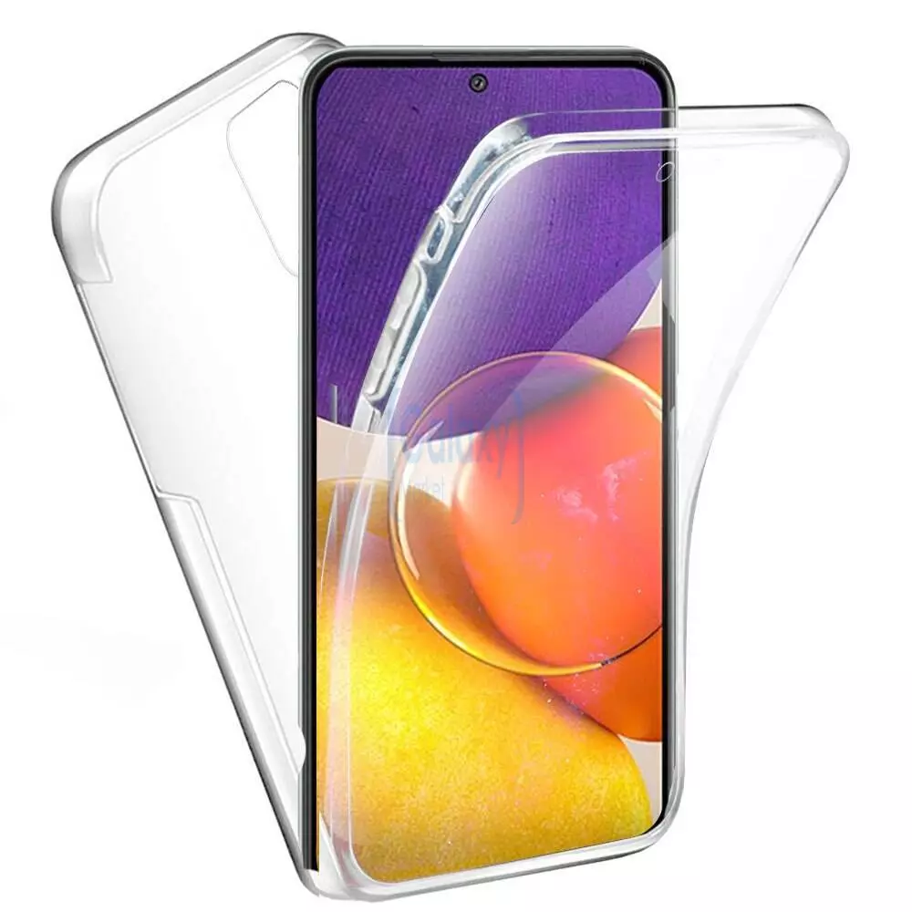 Чехол бампер для Samsung Galaxy A52 Anomaly Silicone 360 Transparent (Прозрачный)