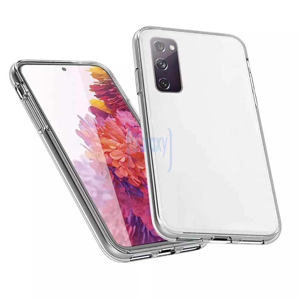 Чехол бампер для Samsung Galaxy S20 FE Anomaly Silicone 360 Transparent (Прозрачный)
