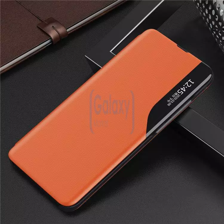 Чехол книжка для Samsung Galaxy A02s / A03s Anomaly Smart View Flip Orange (Оранжевый)