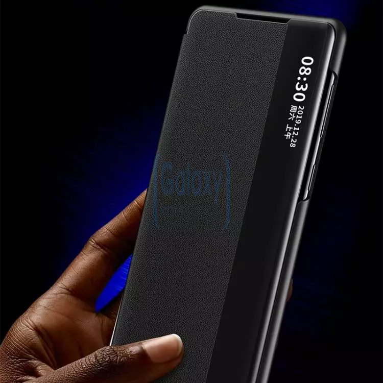 Интерактивная чехол книжка для Samsung Galaxy S22 Anomaly Smart Window Black (Черный)