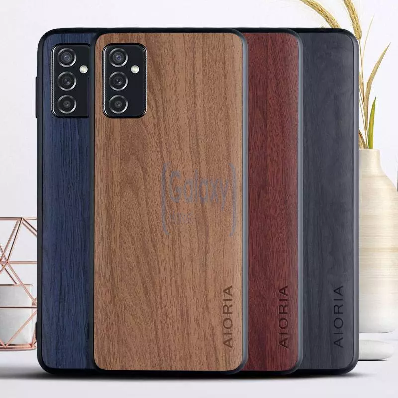 Чехол бампер для Samsung Galaxy M52 Anomaly Wooden Style Red (Красный)