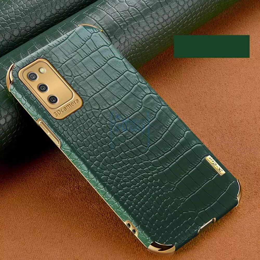 Чехол бампер для Samsung Galaxy A03s Anomaly X-Case Green (Зеленый)