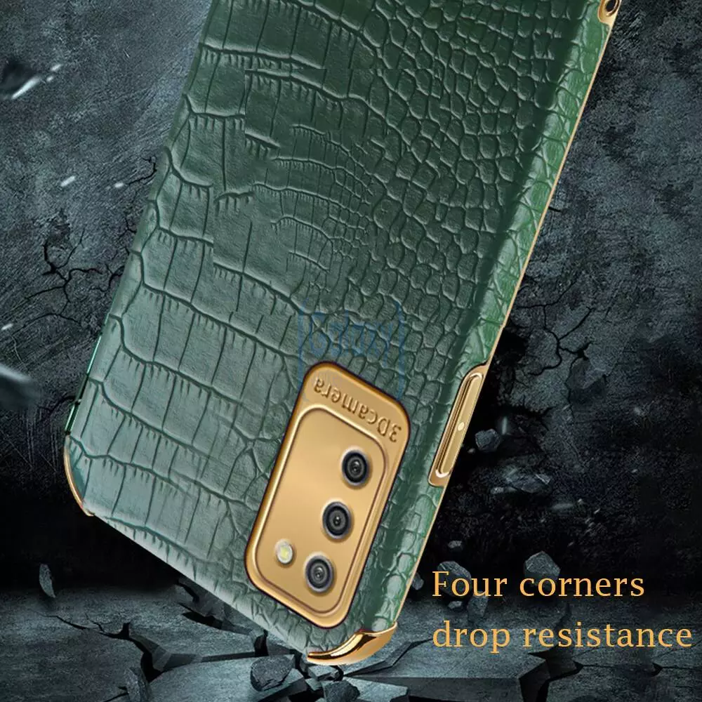 Чехол бампер для Samsung Galaxy A03s Anomaly X-Case Green (Зеленый)