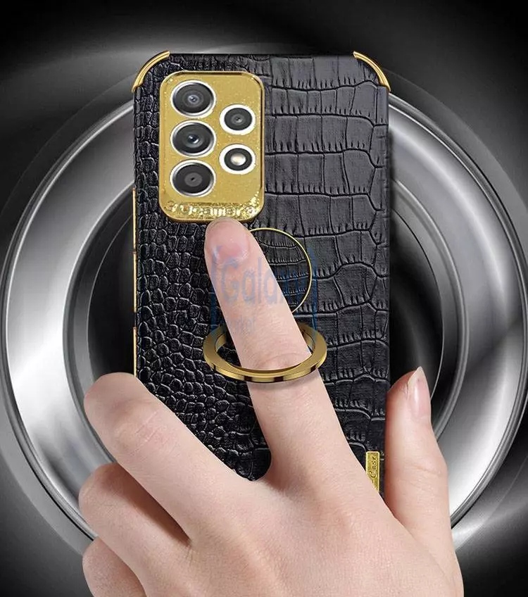 Чехол бампер для Samsung Galaxy A52 Anomaly X-Case Ring Holder Yellow (Желтый)