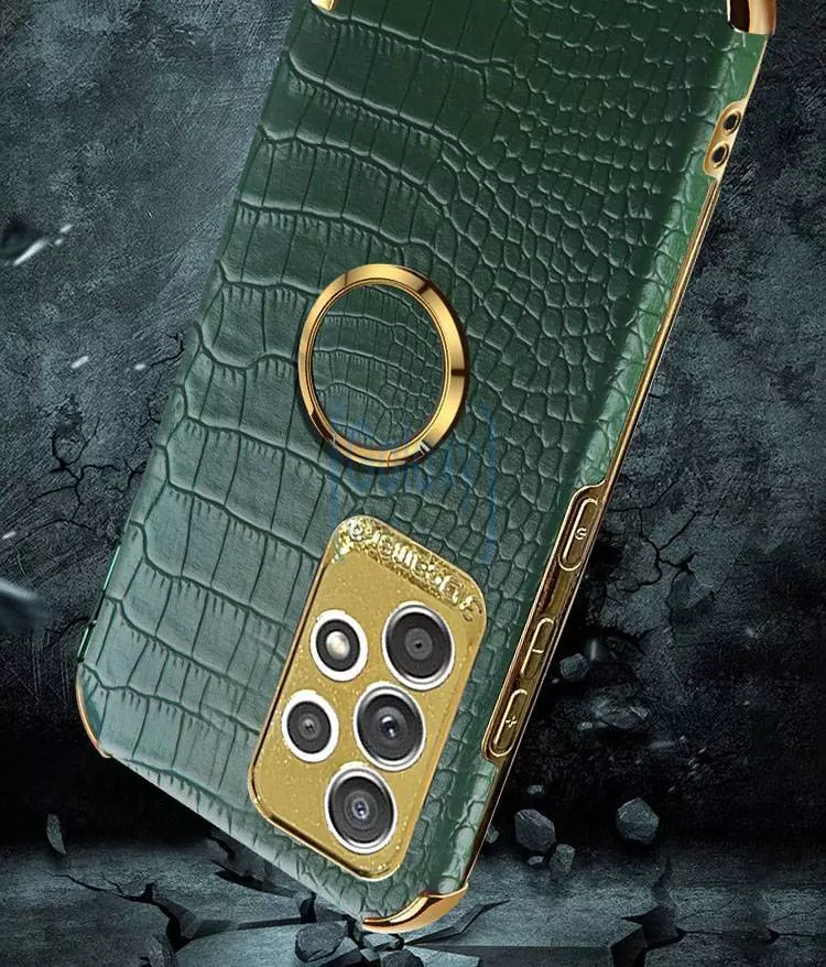 Чехол бампер для Samsung Galaxy A72 Anomaly X-Case Ring Holder Green (Зеленый)