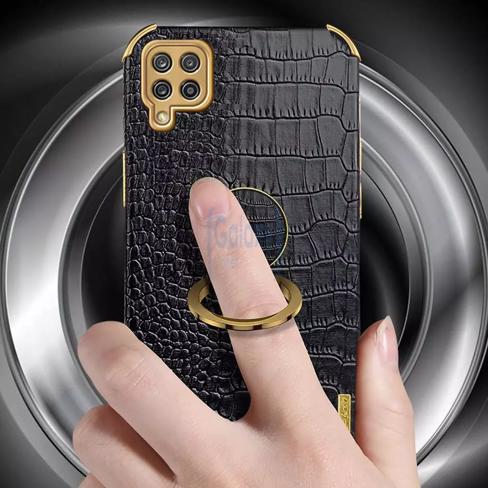 Чехол бампер для Samsung Galaxy M22 Anomaly X-Case с кольцом-держателем Red (Красный)