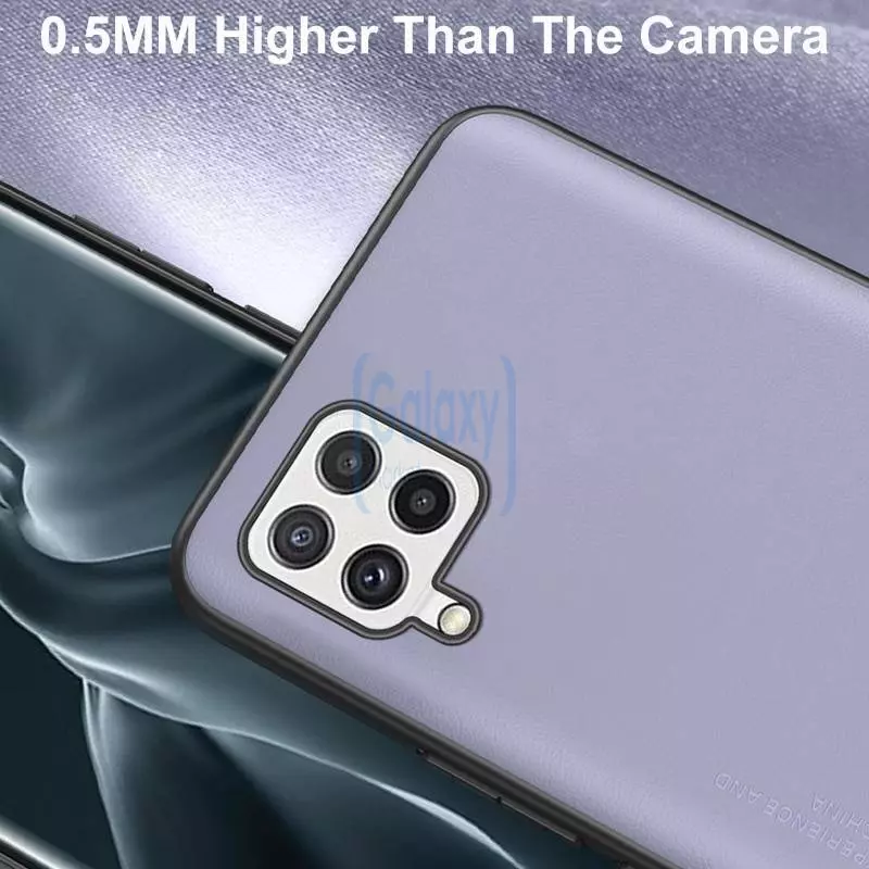 Чехол бампер для Samsung Galaxy A12 Anomaly Color Fit Light Purple (Светло Пурпурный)