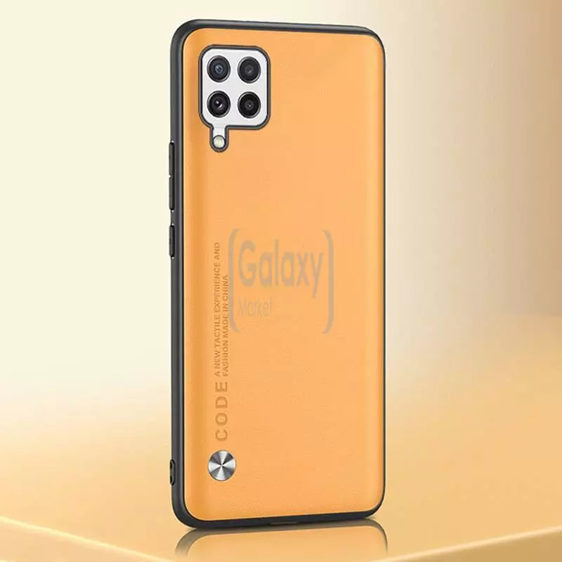 Чехол бампер для Samsung Galaxy A12 Anomaly Color Fit Yellow (Желтый)