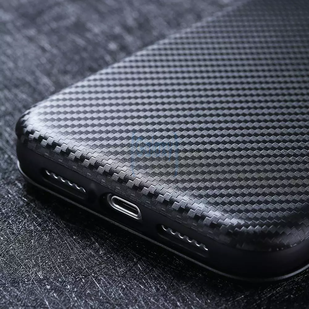 Чехол книжка для Samsung Galaxy A03s Anomaly Carbon Book Black (Черный)