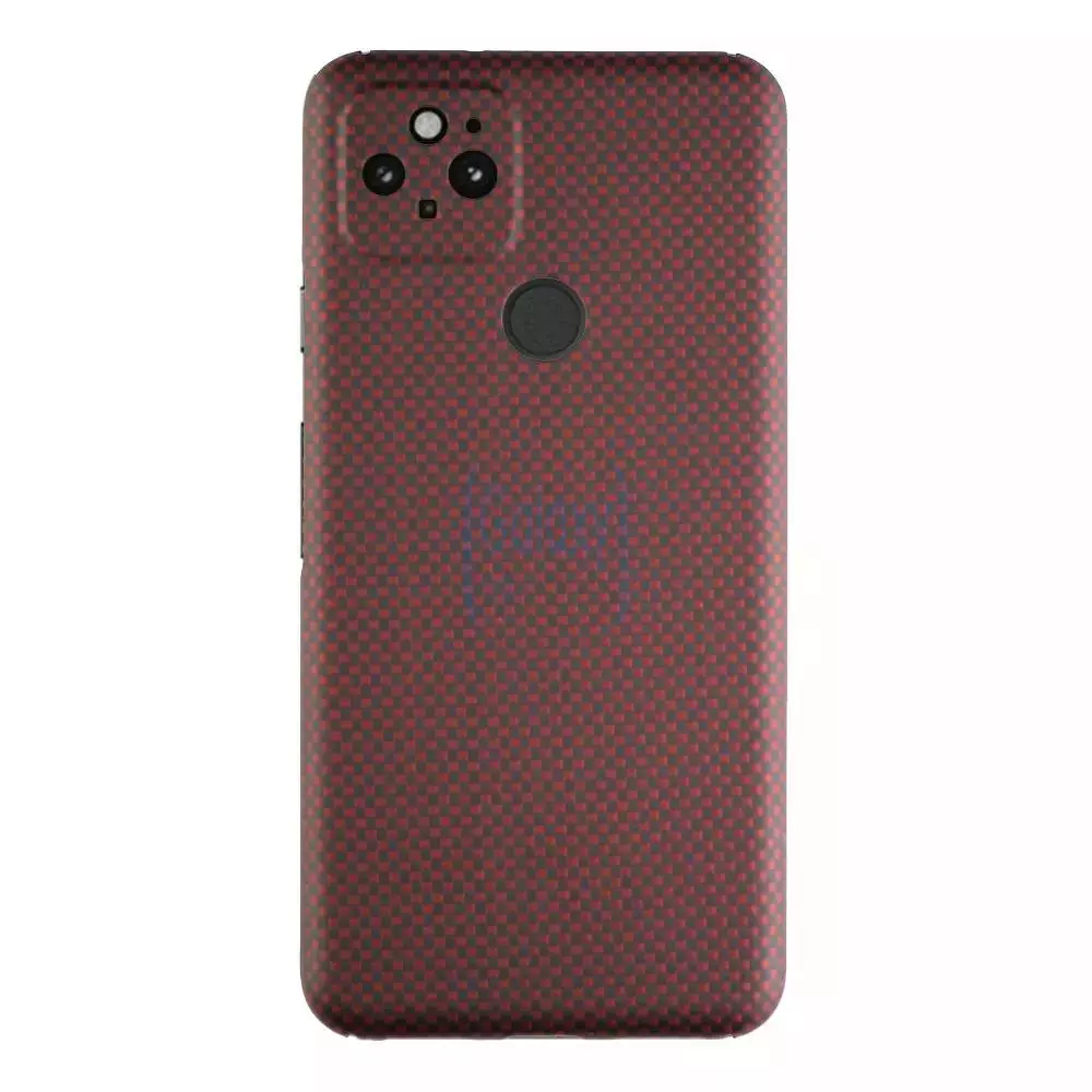 Преміальний чохол бампер для Samsung Galaxy S23 Anomaly Carbon Plaid (Закритий модуль камери) Red (Червоний)