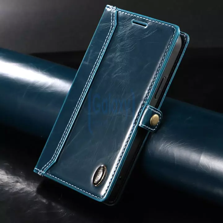 Чохол книжка для Samsung Galaxy A13 Anomaly Elite Leather Blue (Синій)