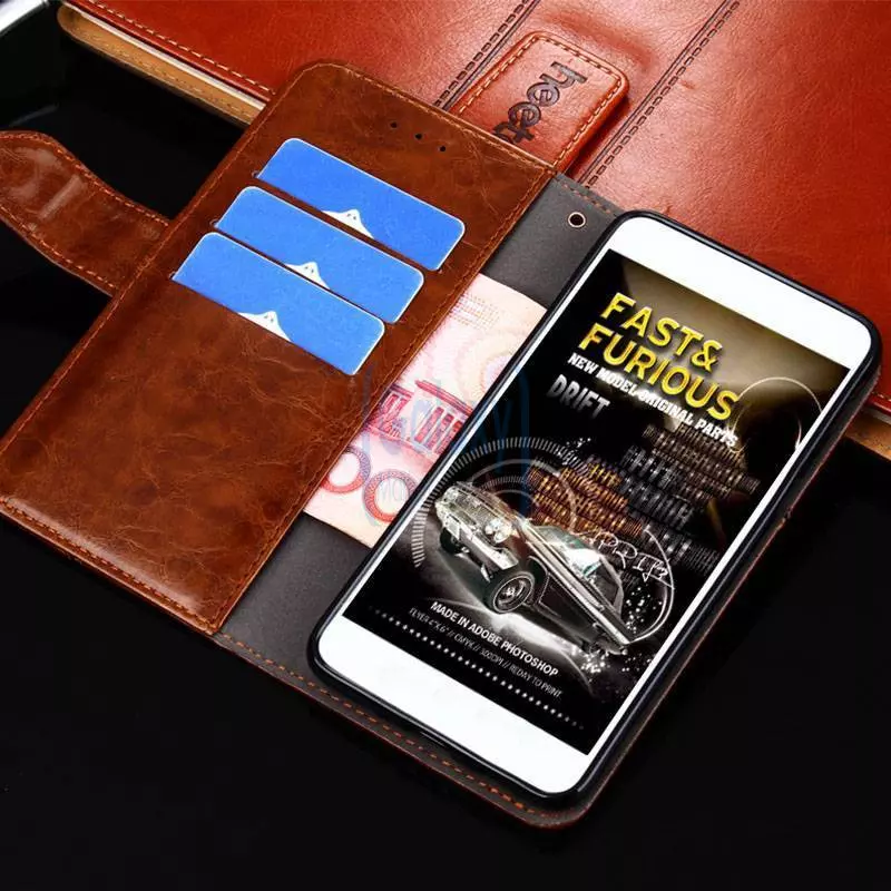 Чехол книжка для Samsung Galaxy M32 K'try Premium Series Dark Brown (Темно Коричневый)