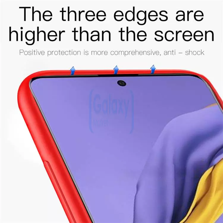 Чохол бампер для Samsung Galaxy A14 5G Anomaly Silicone (з мікрофіброю) Camellia (Камелія)